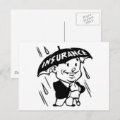 Carte Postale Assurance vintage (Devant / Derrière)