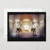 carte postale assyrian 2 taureaux (Devant / Derrière)