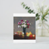 Carte Postale Asters et fruits, Henri Fantin-Latour (Debout devant)