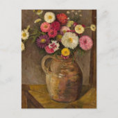 Carte Postale Asters et Zinnias | Tadeusz Makowski (Devant)