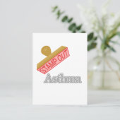 Carte Postale Asthme (Debout devant)