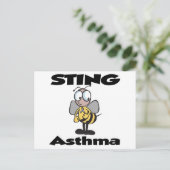 Carte Postale Asthme STING (Debout devant)