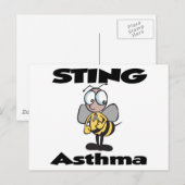 Carte Postale Asthme STING (Devant / Derrière)