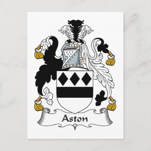 Carte Postale Aston Family Crest