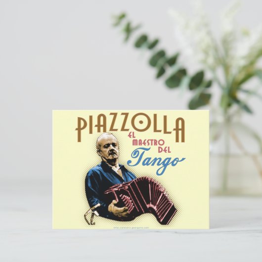 Carte Postale Astor Piazzolla (Debout devant)