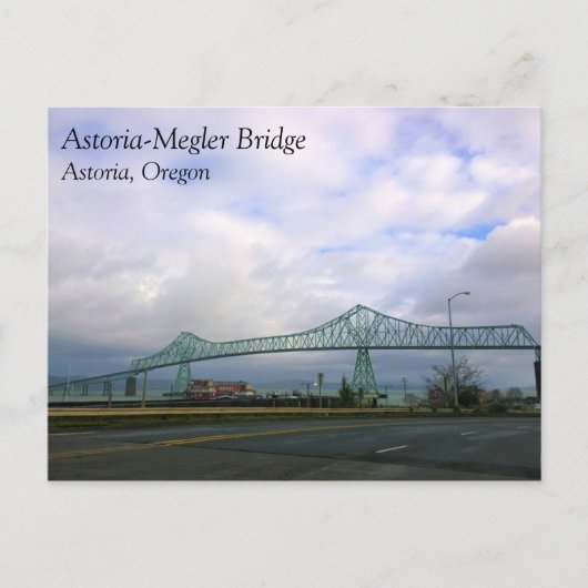 Carte Postale Astoria-Megler Bridge, Astoria (Devant)