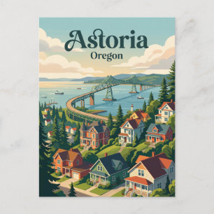 Carte Postale Astoria, Oregon