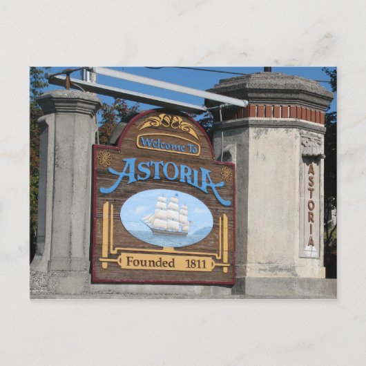 Carte Postale Astoria, Oregon (Devant)