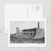 Carte Postale Astoria, Oregon Fire Vue d'Astoria Natl. Station (Devant / Derrière)