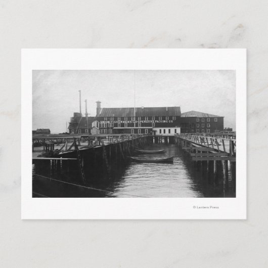 Carte Postale Astoria, Oregon vue sur Fisherman's Packing (Devant)