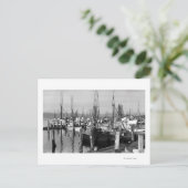 Carte Postale Astoria, Oregon Waterfront Vue de la flotte de pêc (Debout devant)