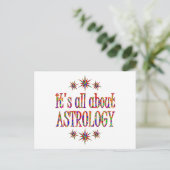 CARTE POSTALE ASTROLOGIE (Debout devant)