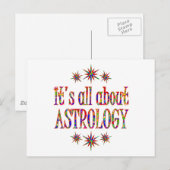 CARTE POSTALE ASTROLOGIE (Devant / Derrière)