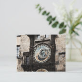 Carte Postale Astrologie antique Horloge temporelle à Prague Tch (Debout devant)