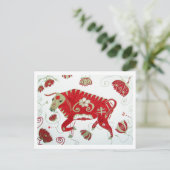 Carte postale Astrologie Ox chinoise (Debout devant)