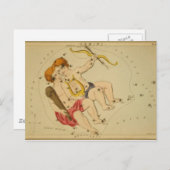 Carte Postale Astrologie vintage / Astronomie constellation Gemi (Devant / Derrière)