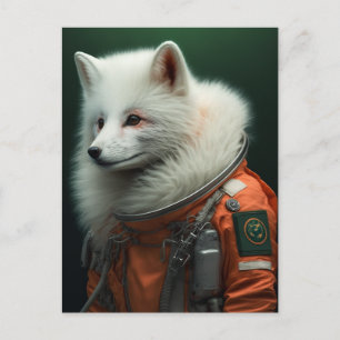 Carte Postale Astronaunt Fox