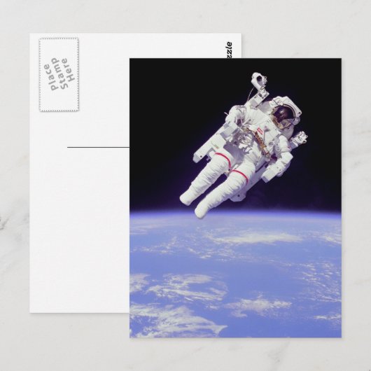 Carte postale Astronaut (Devant / Derrière)