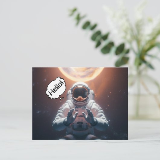 Carte postale Astronaut spatial (Debout devant)