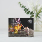 Carte Postale Astronaut - Une petite étape (Debout devant)