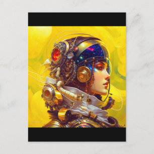 Carte postale astronaute