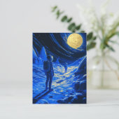 Carte Postale Astronaute (Debout devant)