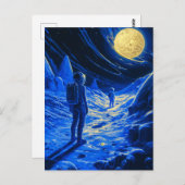 Carte Postale Astronaute (Devant / Derrière)