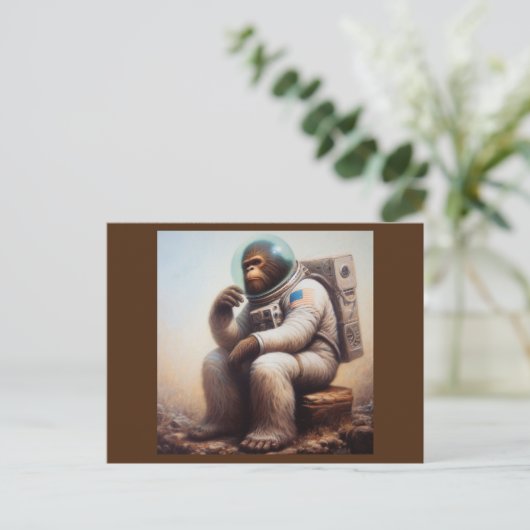 Carte Postale Astronaute de Bigfoot (Debout devant)