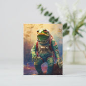 Carte Postale Astronaute de la grenouille (Debout devant)