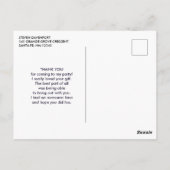 Carte Postale Astronaute flottant dans l'espace extra-atmosphéri (Dos)