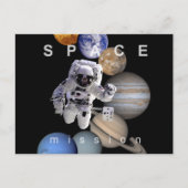Carte Postale astronef mission solar system planar (Devant)