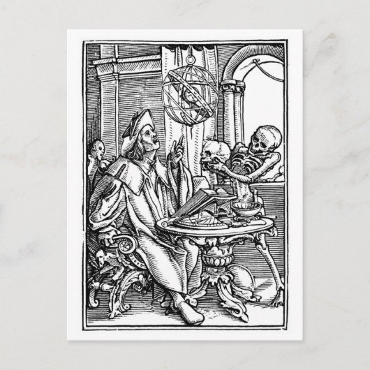 Carte Postale Astronome (Devant)