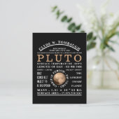 Carte Postale Astronomie détaillée Pluto Planète naine (Debout devant)