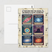 Carte Postale Astronomy Nebula Galaxy Space Science Design (Devant / Derrière)