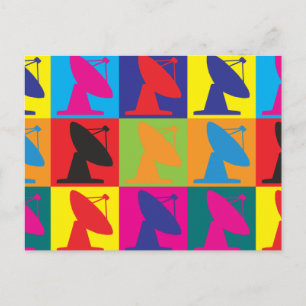 Carte Postale Astrophysique Pop Art