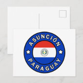 Carte Postale Asunción Paraguay (Devant / Derrière)