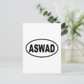 CARTE POSTALE ASWAD (Debout devant)