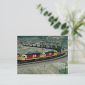 CARTE POSTALE AT&SF GE (Debout devant)