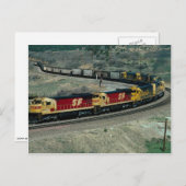 CARTE POSTALE AT&SF GE (Devant / Derrière)