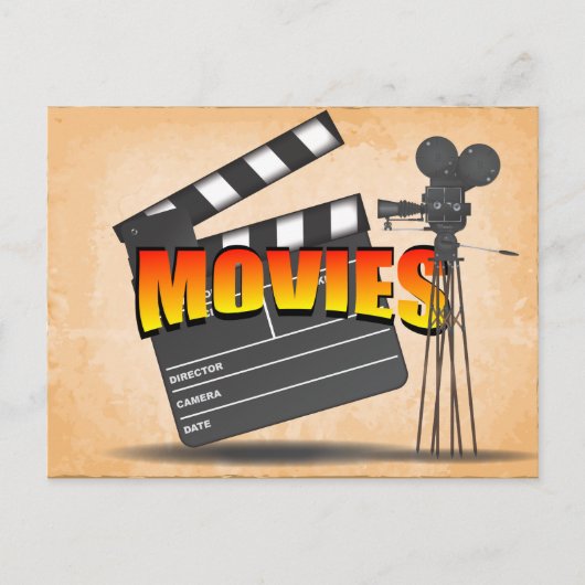 Carte Postale At The Movies Vintage (Devant)
