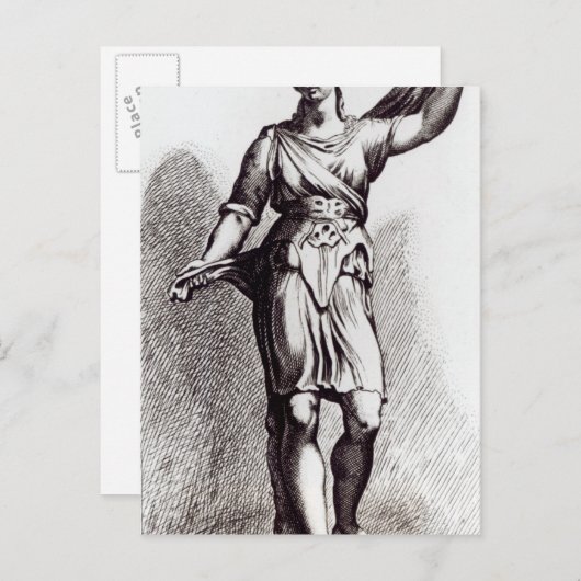 Carte Postale Atalanta, c.1653 (Devant / Derrière)