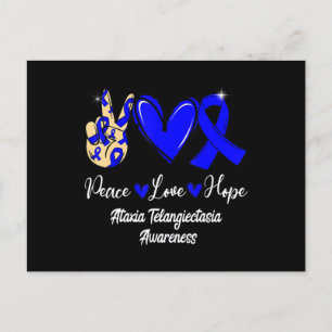 Carte Postale Ataxia Telangiectasia Sensibilisation Paix Aimer H