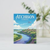 Carte Postale Atchison Kansas (Debout devant)