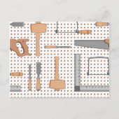 Carte Postale Atelier de bois (Devant)