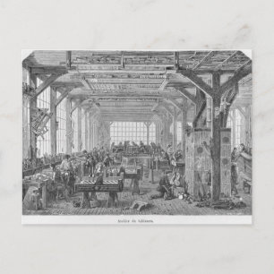 Carte Postale Atelier des pianos Pleyel