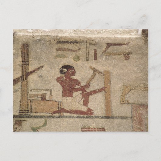 Carte Postale Atelier du charpentier (Devant)