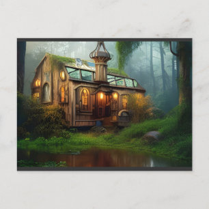 Carte Postale Atelier sur la rivière   Steampunk