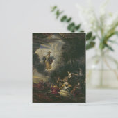 Carte Postale Athéna visitant les Muses (Debout devant)