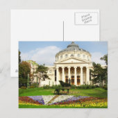 Carte Postale Athénée roumain (Devant / Derrière)