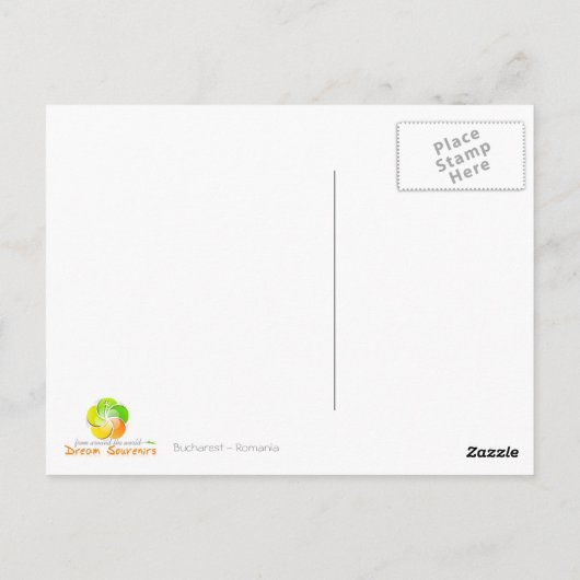 Carte Postale Athénée roumain (Dos)